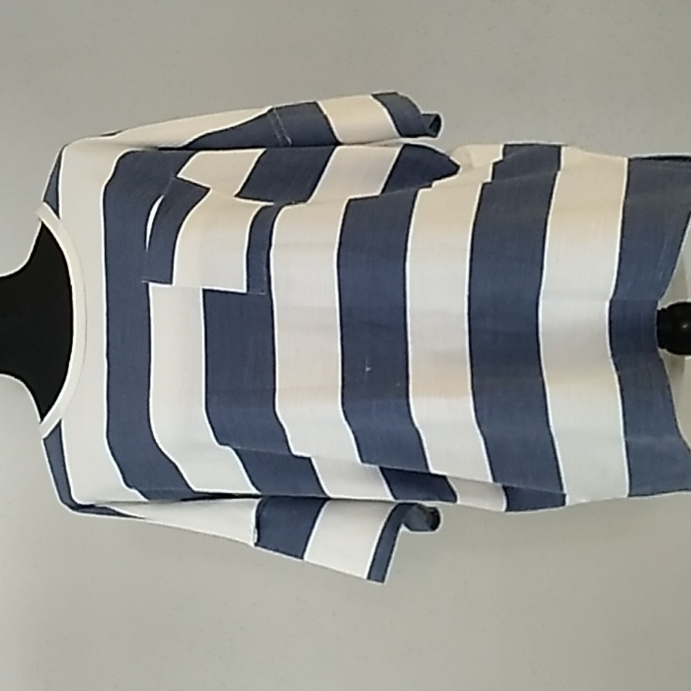 Reborn J Blue/White Nautical Striped Shirt